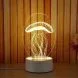 Настільний 3д світильник 3D Desk Lamp Медуза (205)