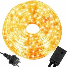 Гирлянда Xmas Rope Light Дюралайт Шланг LED 20 метров Теплый (В)