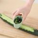 Ручной нож-овощечистка для овощей и фруктов с контейнером 7x6x5см Double-Sided Peeler With Storage Box Зеленый