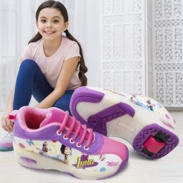 Дитячі роликові кросівки з Led підсвічуванням "Luna Girls Led" EL-1266 (32-33 рр) (В)