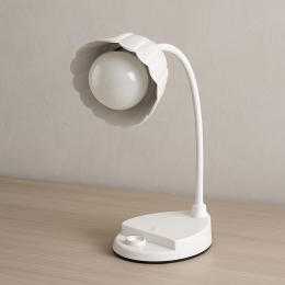 Настільна акумуляторна лампа Sensor Table Lamp "Квіточка" LD3060B Білий (HA-33)