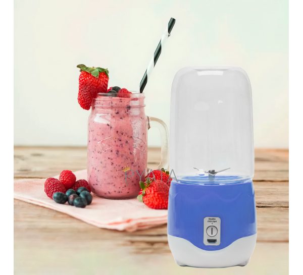 Портативний міні блендер Portable JUICER XL-180 400 мл, блакитний/205