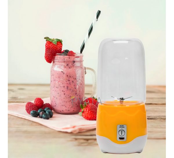 Портативный мини блендер Portable JUICER XL-180 400 мл, желтый/205