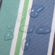 Складаний водонепроникний килимок-сумка для пікніка Slide 147x180 см Блакитний у смужку