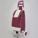 Хозяйственная сумка на колесиках, кравчучка, сумка на колесах 95 см Бордовый (НА-600)