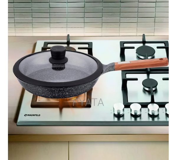 Сковорідка з кришкою 28 см з гранітним покриттям НК319/575