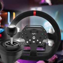 Универсальный профессиональный игровой руль с коробкой передач и педалями PXN V10 Gaming Racing PC/PS3/PS4/XO/SWITCH (259)