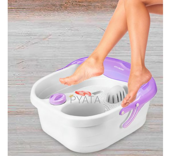 Масажна ванна для ніг SQ-368 Footbath Massager Фіолетовий