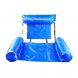 Надувное складное кресло матрас Inflatable Floating Bed Голубой