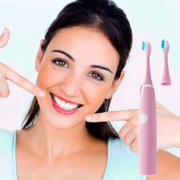 Електрична зубна щітка EL-1210 Рожева