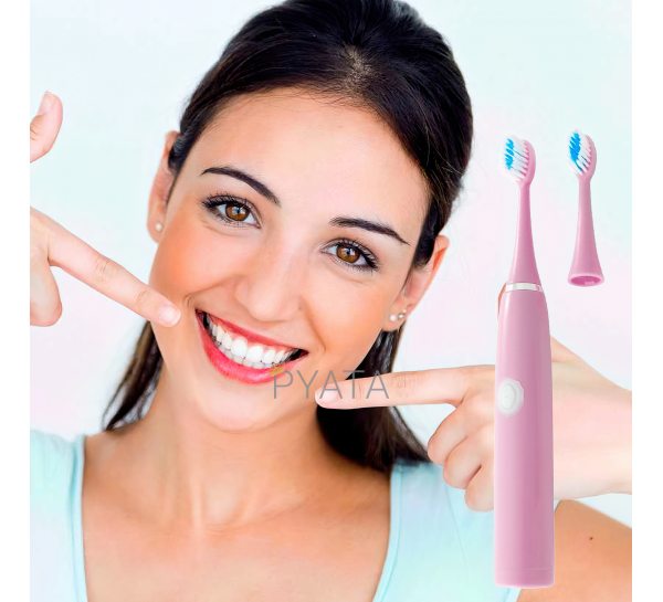Електрична зубна щітка EL-1210 Рожева