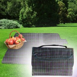 Водонепроникний килимок-сумка для пікніка, з принтом, 150*180 синій (ARSH)