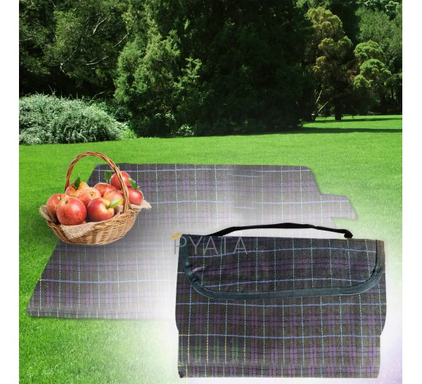 Водонепроницаемый коврик-сумка для пикника, с принтом, 150*180 синий (ARSH)