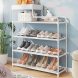 Полка для обуви, стеллаж белый CLOTHES RACK 113-5 (225)