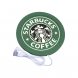 Подставка для чашек с подогревом USB выход Starbucks Зеленый /MH - 271/237