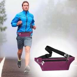 Спортивная сумка для бега на пояс "Sport bag" Фиолетовая/205