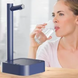 Електронний настільний розумний диспенсер для води з USB зарядкою WATER DISPENSER AND537 Синій (205)