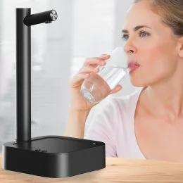 Електронний настільний розумний диспенсер для води з USB зарядкою WATER DISPENSER AND537 Чорний (205)
