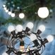 Вулична водонепроникна матова гірлянда-кулі лампочки SF-10 10 ламп 5 метрів Тепле біле світло (259)