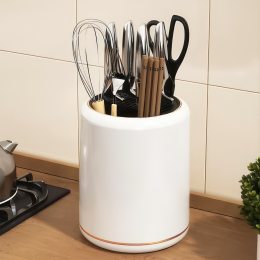 Органайзер-підставка для кухонного приладдя, що обертається, 50208-0110 Білий (WAN)