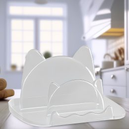 Кухонна настільна пластикова підставка під кришки PET 50208-0044 Білий (WAN)