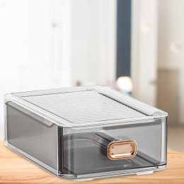 Пластиковый ящик органайзер для хранения вещей 50208-0040 Серый (WAN)