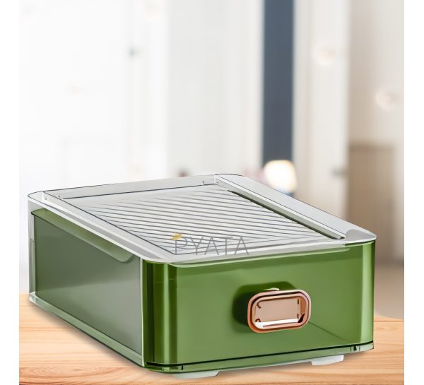 Пластиковый ящик органайзер для хранения вещей 50208-0040 Зеленый (WAN)