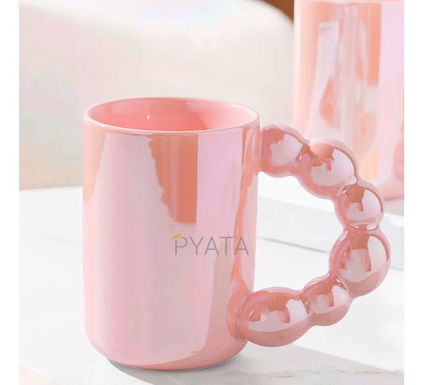 Чашка Керамическая 0202 Розовый/WAN