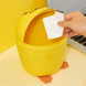 Детское настольное мусорное ведро-контейнер для мусора "Уточка" 50208-0087 Желтое (WAN)