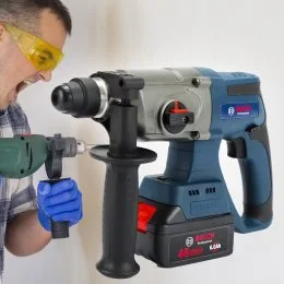 Аккумуляторный беспроводной перфоратор в кейсе Bosch GBH 48V-EC Professional 48V 6Ah 1400 об/хв 4550 уд/хв (AN)