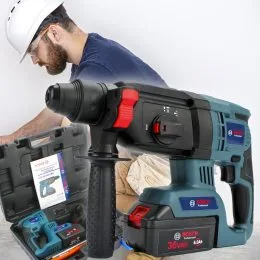 Аккумуляторный беспроводной перфоратор в кейсе Bosch GBH 36V-EC Pro 36V 6Ah 1400 об/хв 4550 уд/хв (AN)