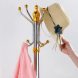 Металлическая напольная вертикальная вешалка-стойка для одежды Coat Rack Синий (N-19)