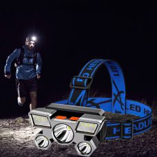 Ліхтар світлодіодний налобний універсальний акумуляторний 5 Core Led Rechargeable Headlamp Синій/205