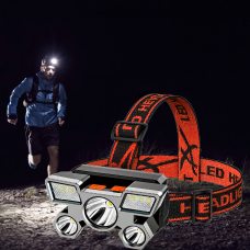 Ліхтар світлодіодний налобний універсальний акумуляторний 5 Core Led Rechargeable Headlamp Помаранчевий/205