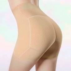 Корректирующие трусы увеличение ягодиц body hip pants Бежевый M (205)