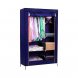 Складана каркасна тканинна шафа для одягу та взуття 105х45х175 Storage Wardrobe 98105 Синій/N-17