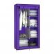 Складной каркасный тканевый шкаф для одежды и обуви 105х45х175 Storage Wardrobe 98105 Фиолетовый/N-17 