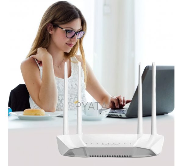 Маршрутизатор Wi-Fi LB-Link BL-W1220M Гігабітний 2.4GHz/5GHz 1200Mbps 4*5dBi/206