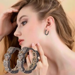 Сережки - золоті "Xuping Jewelry" з фіанітом 2446