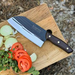 Кухонний ніж із неіржавкої сталі King Cary Santoku Kitchen 30 см № 1786/575
