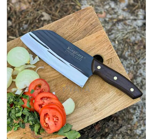 Кухонный нож из нержавеющей стали King Cary Santoku Kitchen 30 см №1786/575