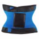 Стягуючий пояс для схуднення на липучці Hot Shapers Belt Power Чорно-Синій M 