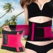 Утягивающий пояс для похудения на липучке Hot Shapers Belt Power Черно-розовый S