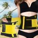 Утягивающий пояс для похудения на липучке Hot Shapers Belt Power Черно-желтый XXXL