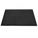 Гумовий придверний ворсовий килимок Т-107 в рубчик 60*40 см Чорний