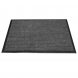 Гумовий придверний ворсовий килимок Т-107 в рубчик 60*40 см Сірий