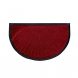 Коврик резина, текстиль Т-113 полукруг 75*45 см красный
