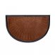 Коврик придверный резина,текстиль Т-113 полукруг 75*45 см светло-коричневый