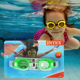 Очки для подводного плавания INTEX 55601 3-8 ЛЕТ Зеленый/LM