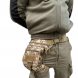 Мужской набор 3в1 защитные беспалые перчатки с усилением, ремень, сумка на бедро Койот-камуфляж XL